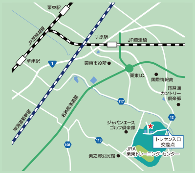 栗東診療所　地図