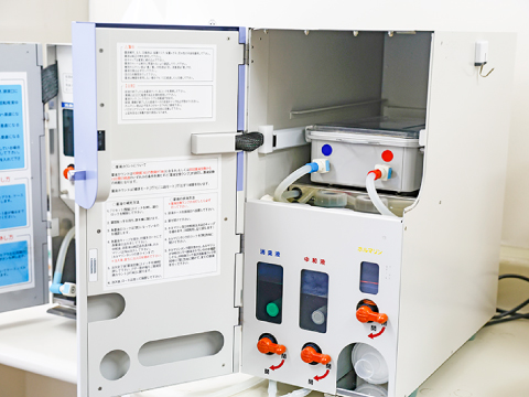 消毒・殺菌をしている写真