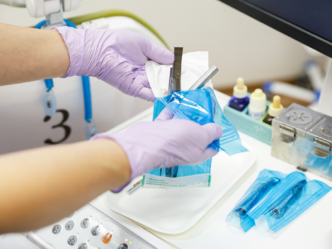 作業完了の写真